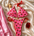 Strawberry Kiss ,Pink Tide & Cherry Glow Earrings