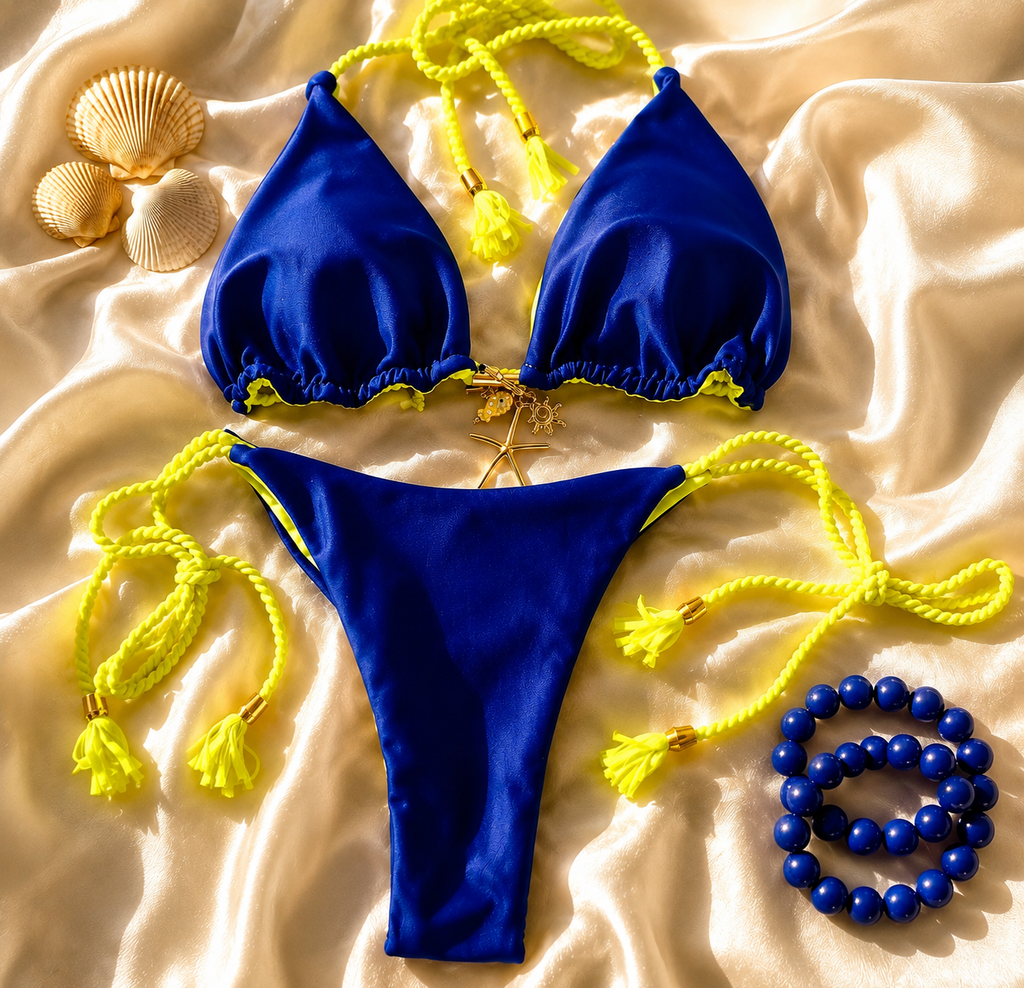 Blue Tide🧜‍♀️& Blue Pearl Necklace