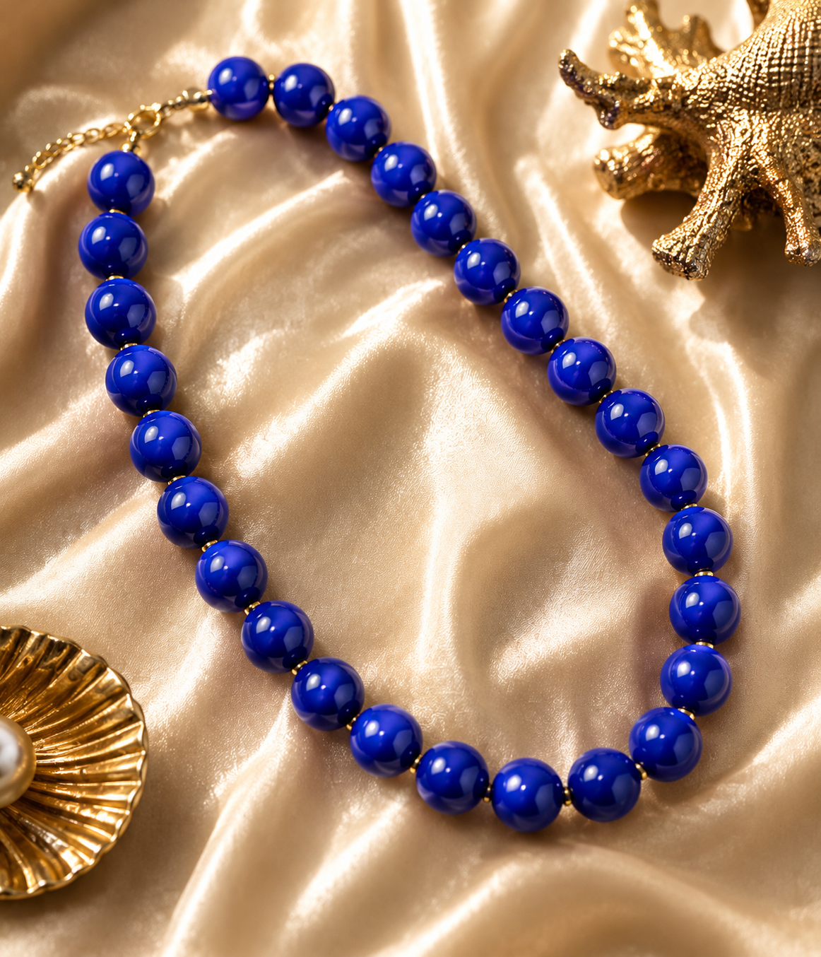 Blue Tide🧜‍♀️& Blue Pearl Necklace